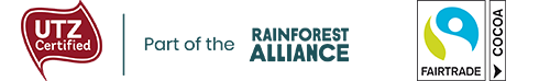 Nachhaltig zertifizierter Kakao Rainforest Alliance und Fairtrade