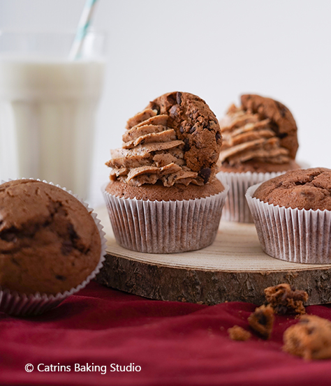 Muffins mit De Beukelaer KEX Farmer Cookies backen