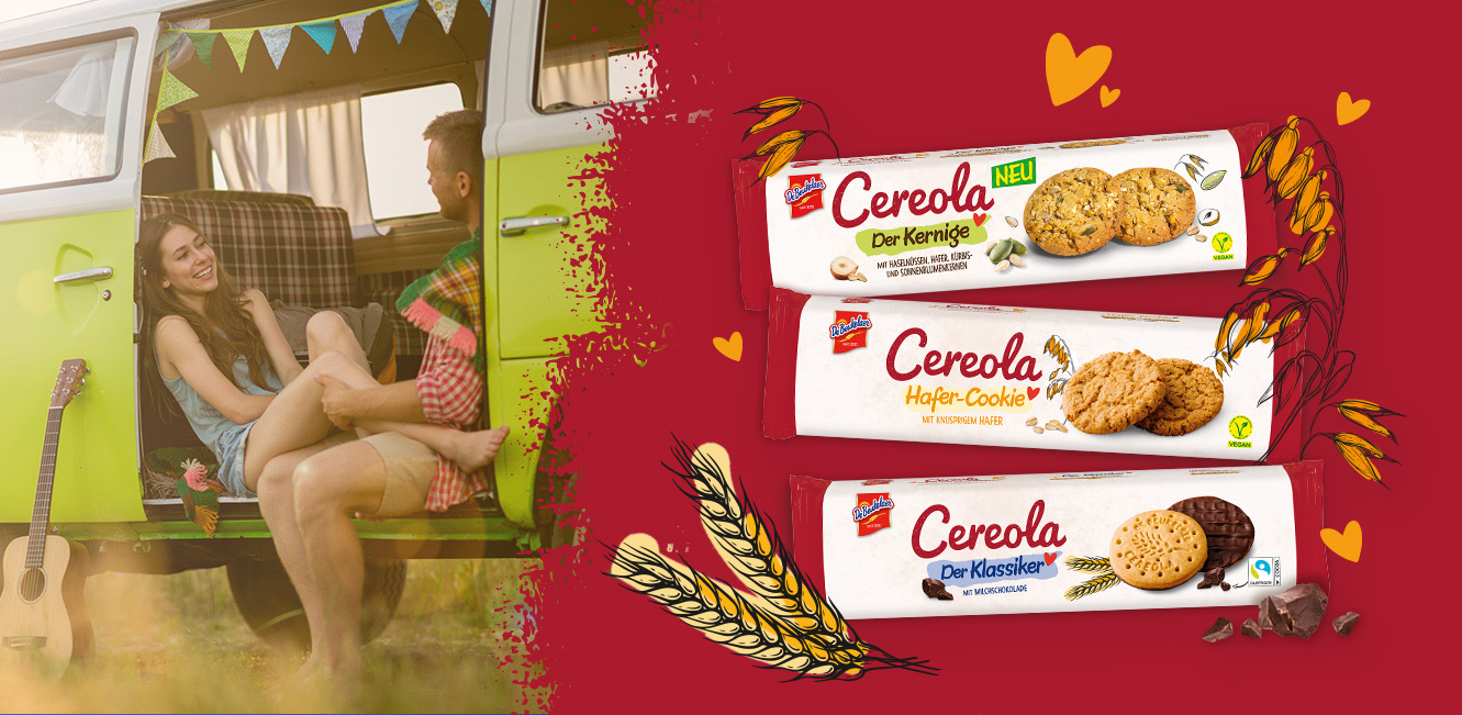 Cereola Produkte: Der Kernige, Hafer-Cookie, Der Klassiker