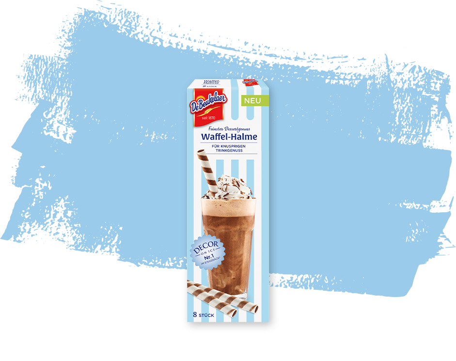 Feinster Dessertgenuss Waffel-Halme